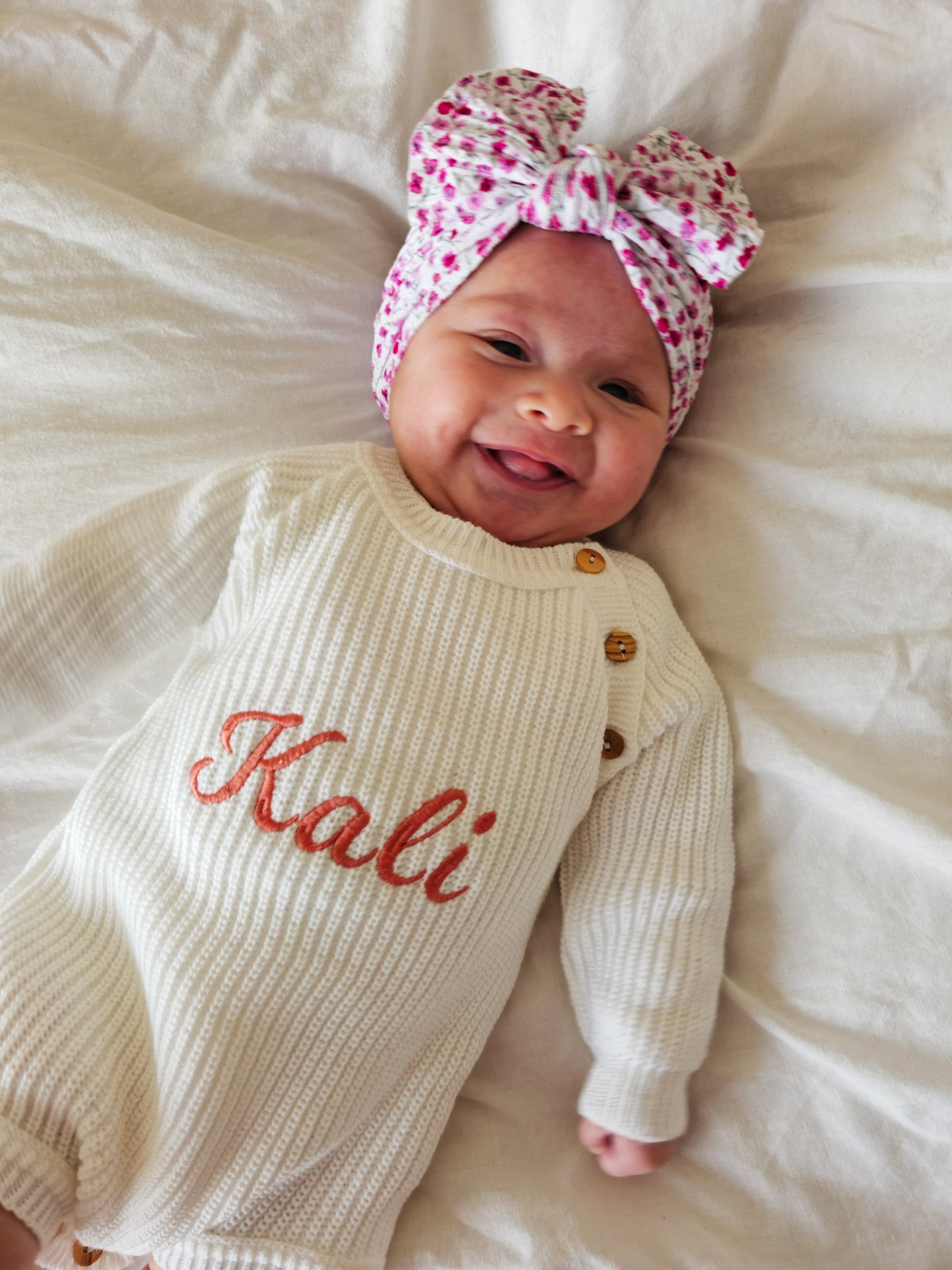 Newborn Personalised Romper
