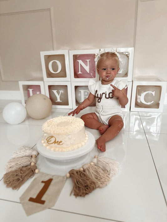 Personalised Knitted Romper