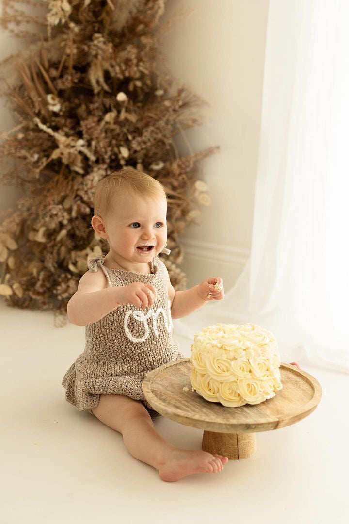 Personalised Knitted Romper