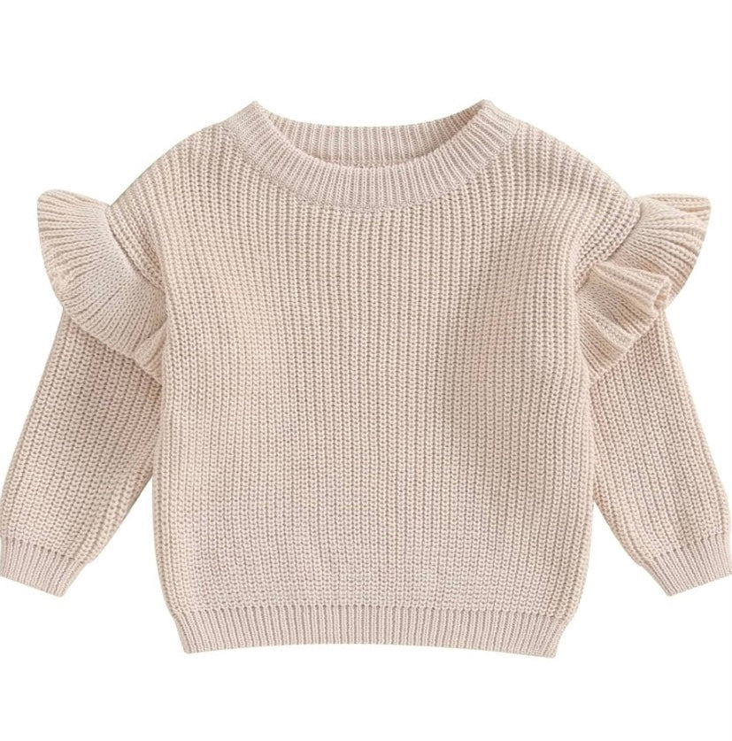 Personalised Knitted Frill Jumper