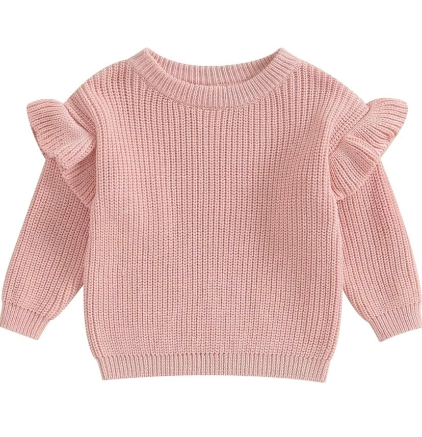 Personalised Knitted Frill Jumper