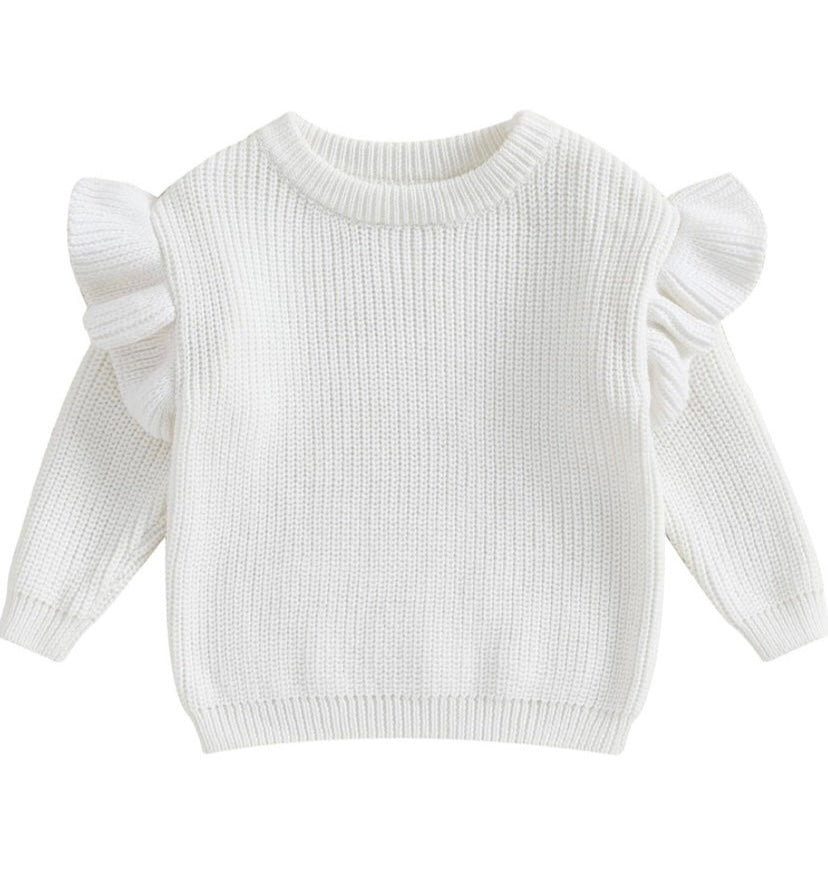 Personalised Knitted Frill Jumper