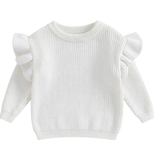 Personalised Knitted Frill Jumper