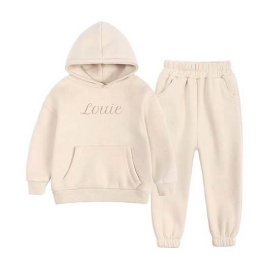 Thick Fleece Hooded Tracksuit