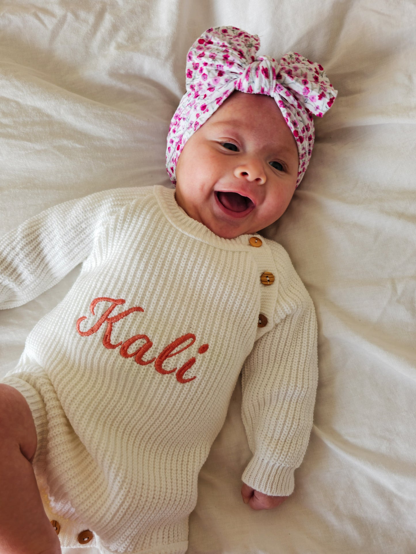 Newborn Personalised Romper