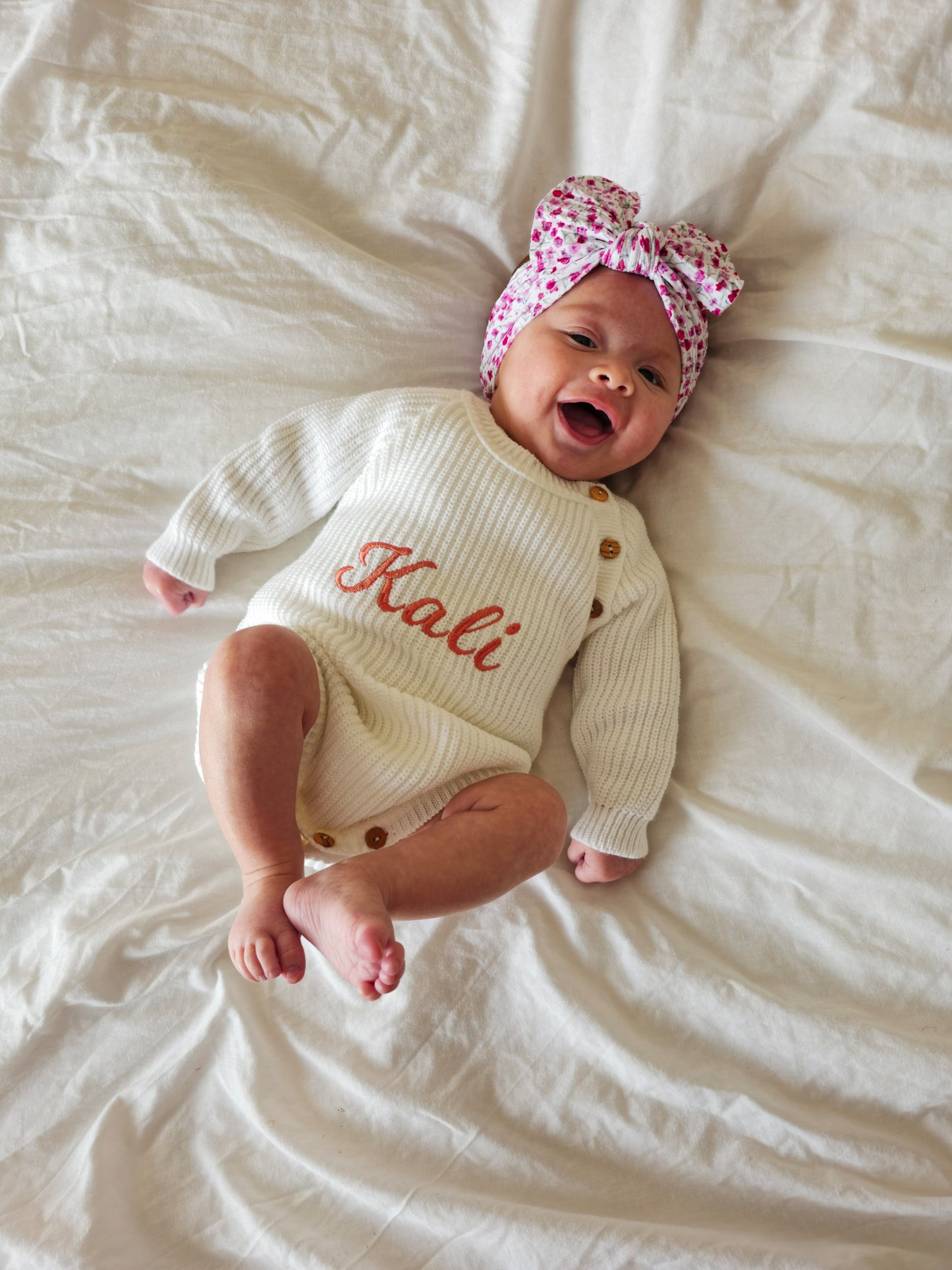 Newborn Personalised Romper