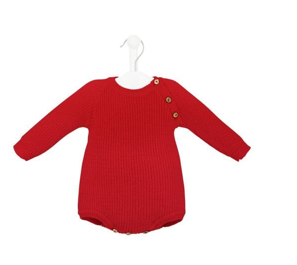 Red Personalised Romper